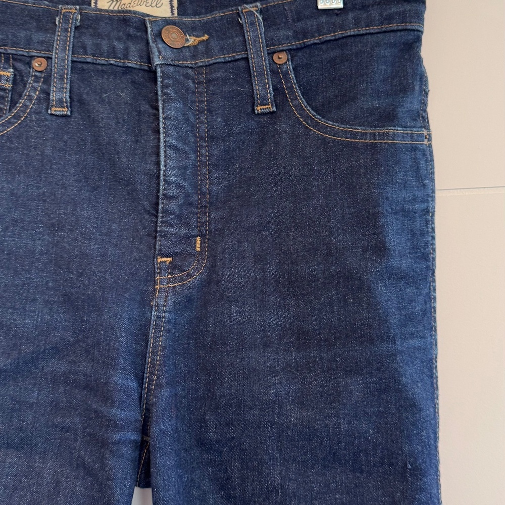 Madewell Tall 10" High-Rise Skinny Jeans in Lucille Wash, Size 28 Tall - Picture 6 of 11